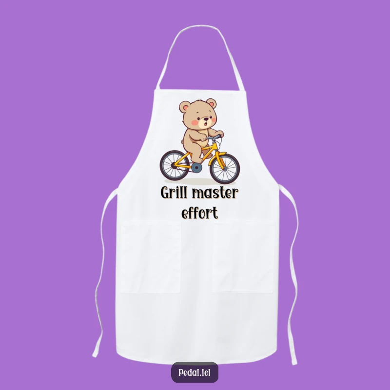 Funny Bear Chef Apron: Determined Kitchen Conqueror's Funny Gift