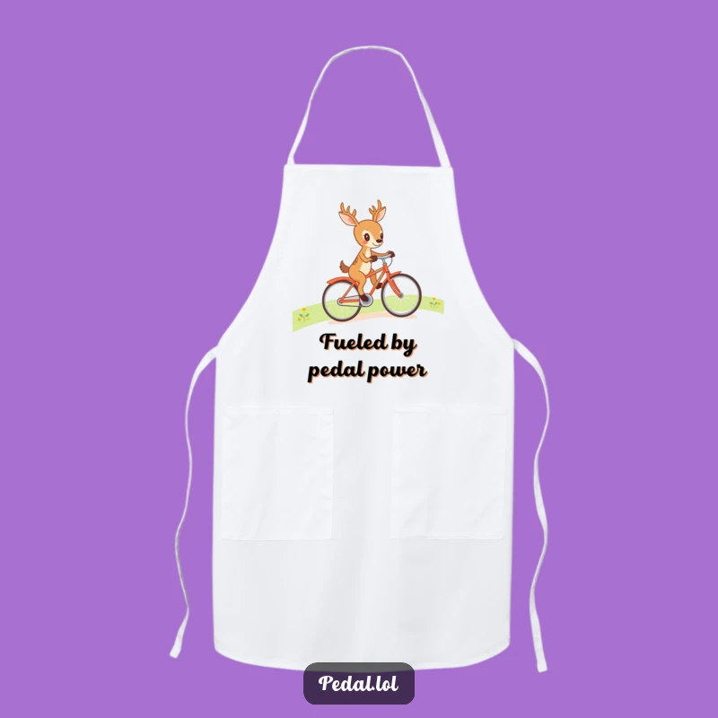Funny Deer Bicycle Apron: Hilarious Cooking Gift