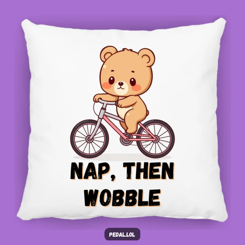Funny Bear Cub Wobble Pillow: Soft, Comfy, and Hilariously Cute Decor