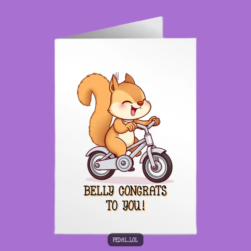 Free Printable Congrats Card: Squirrel Rings Bell Great Job Downloadable