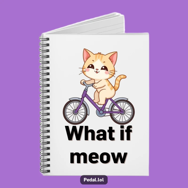 Funny Cat Journal: Curious Rider's Notebook for Inquisitive Minds